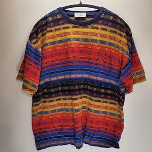 Dalmine Uomo Vintage Made In Italy Multicolor Tshirt - L